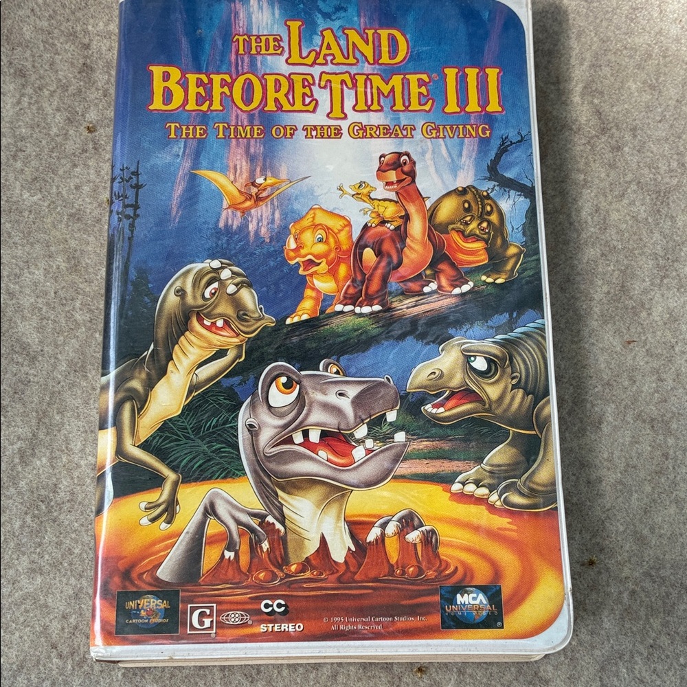 The Land Before Time III: The Time of the Great Giving - Kids VHS  ventige